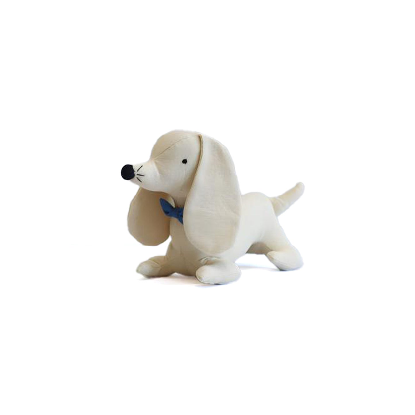 Laying Down Dog - White