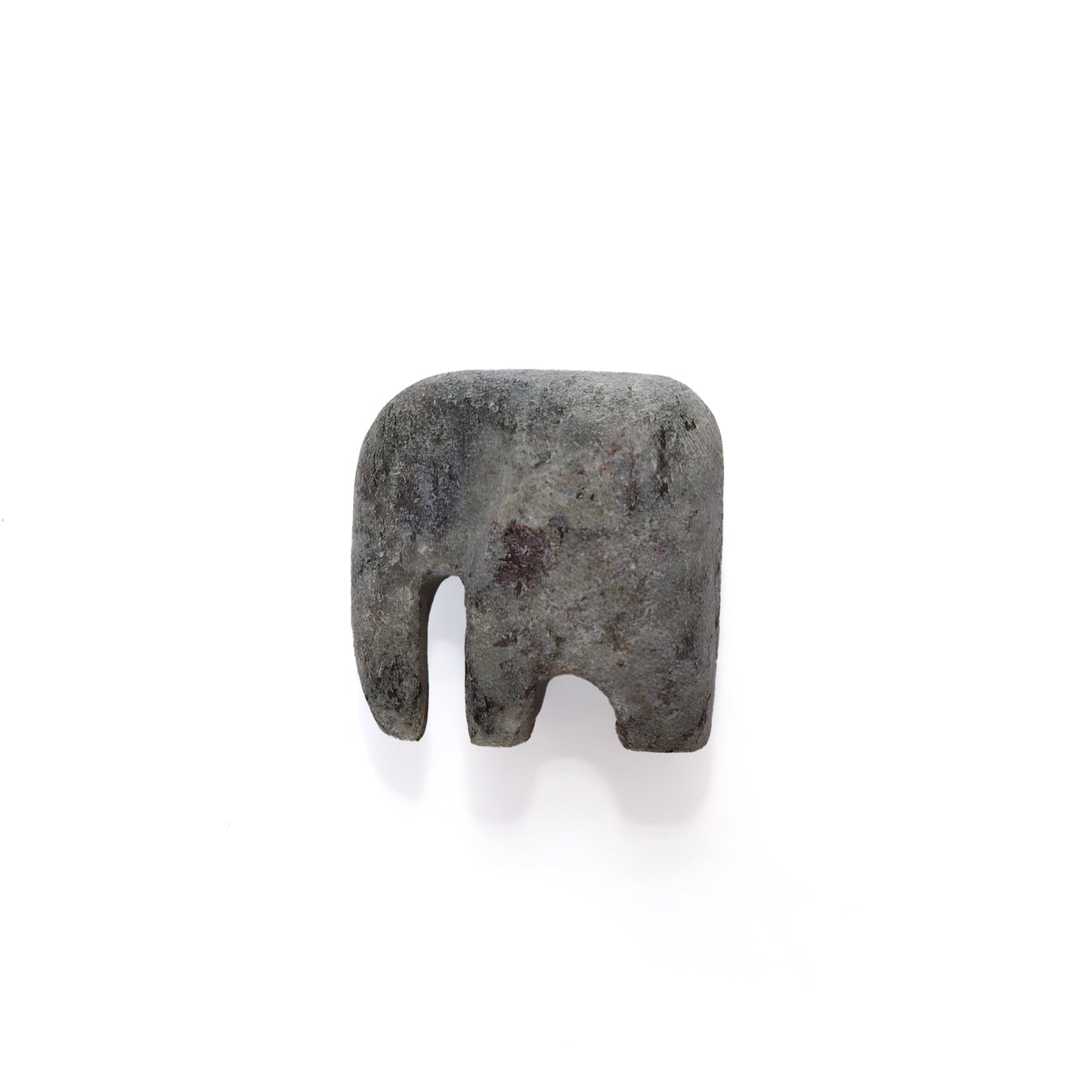 Hand Carved Granite Elephant - Small