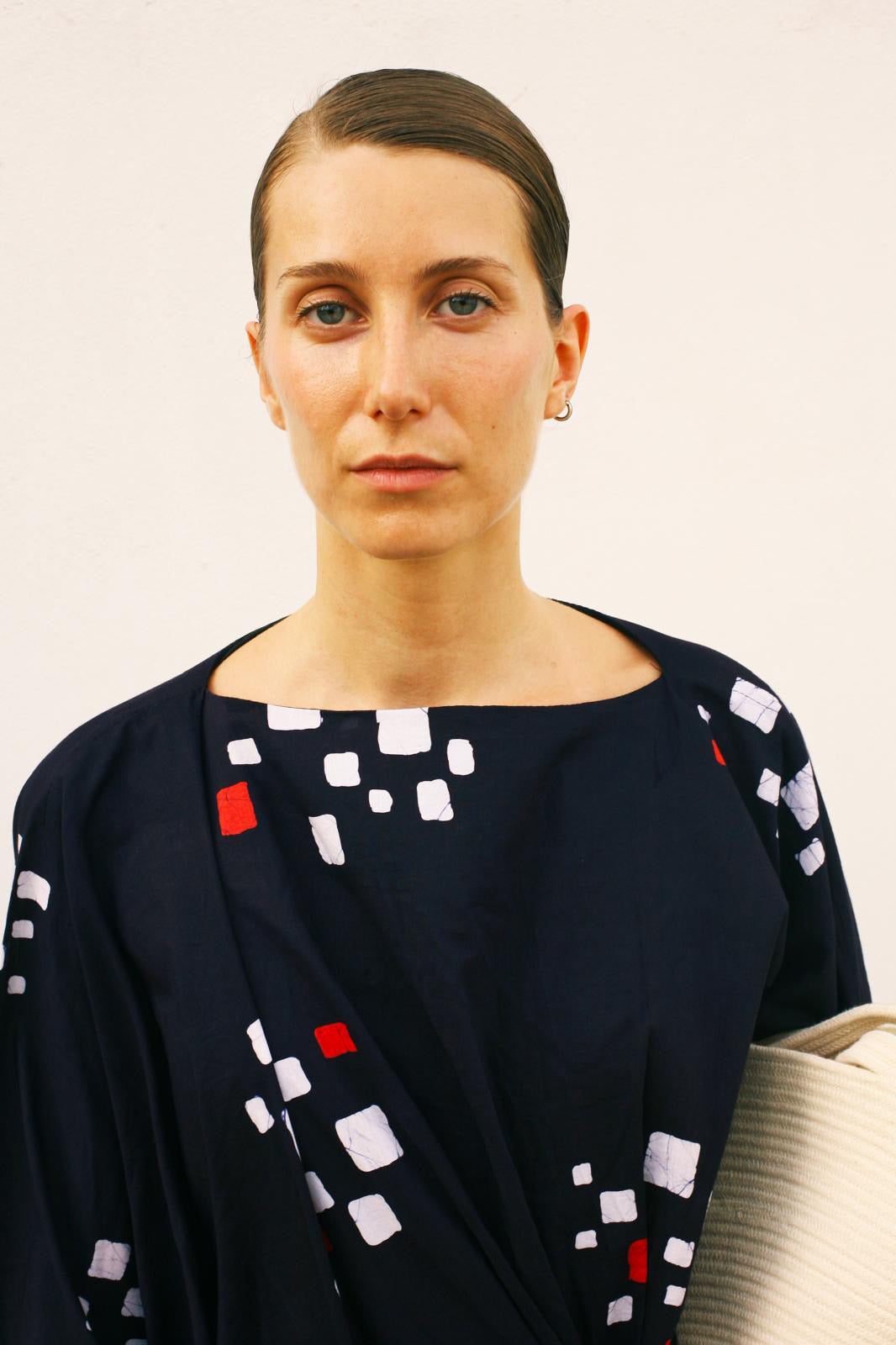 Kuma batik kimono - blue
