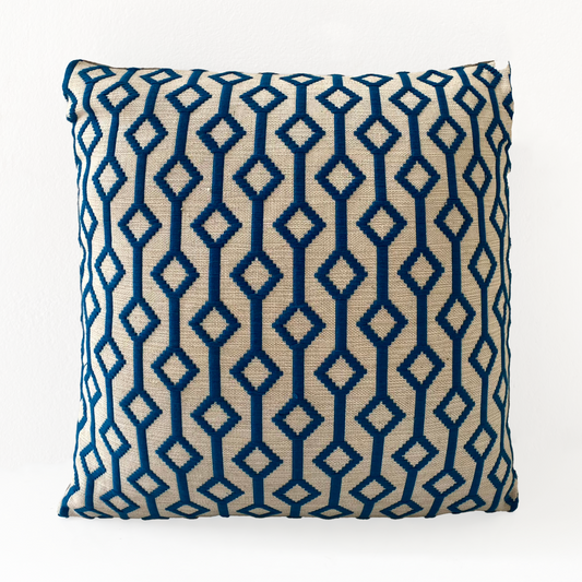 Dumbara Aluwa Petrol Pillow Cover