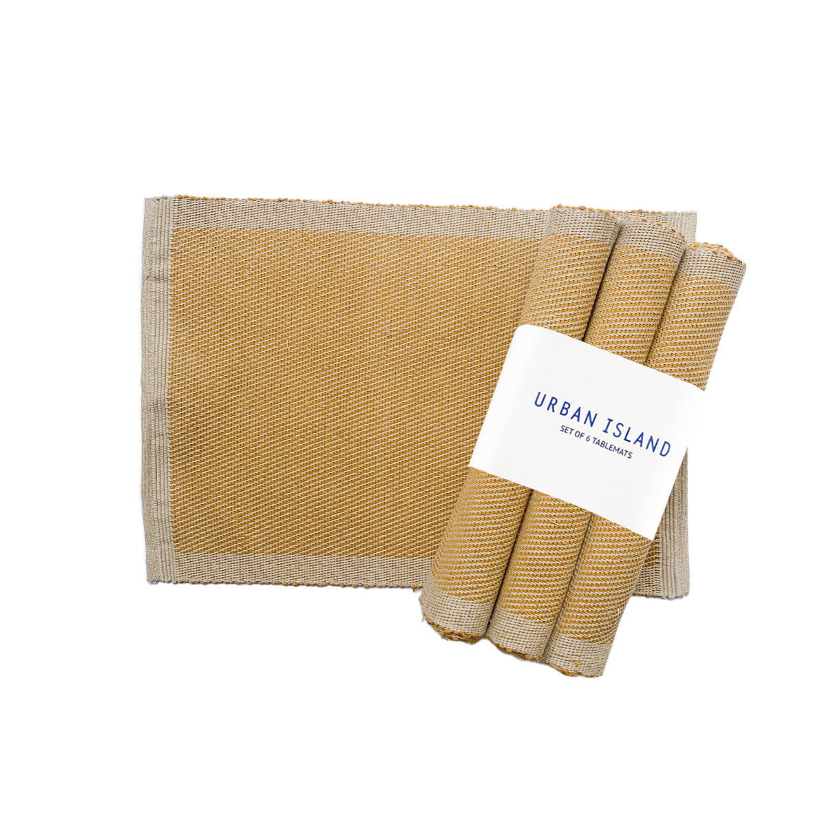 Handwoven Placemat Dublin - Sunflower