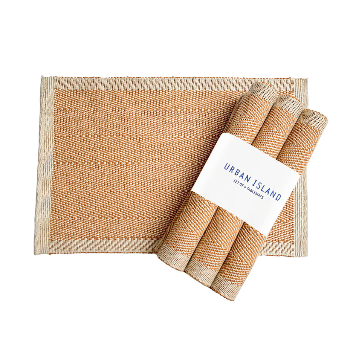 Handwoven Placemat Mat - Honey