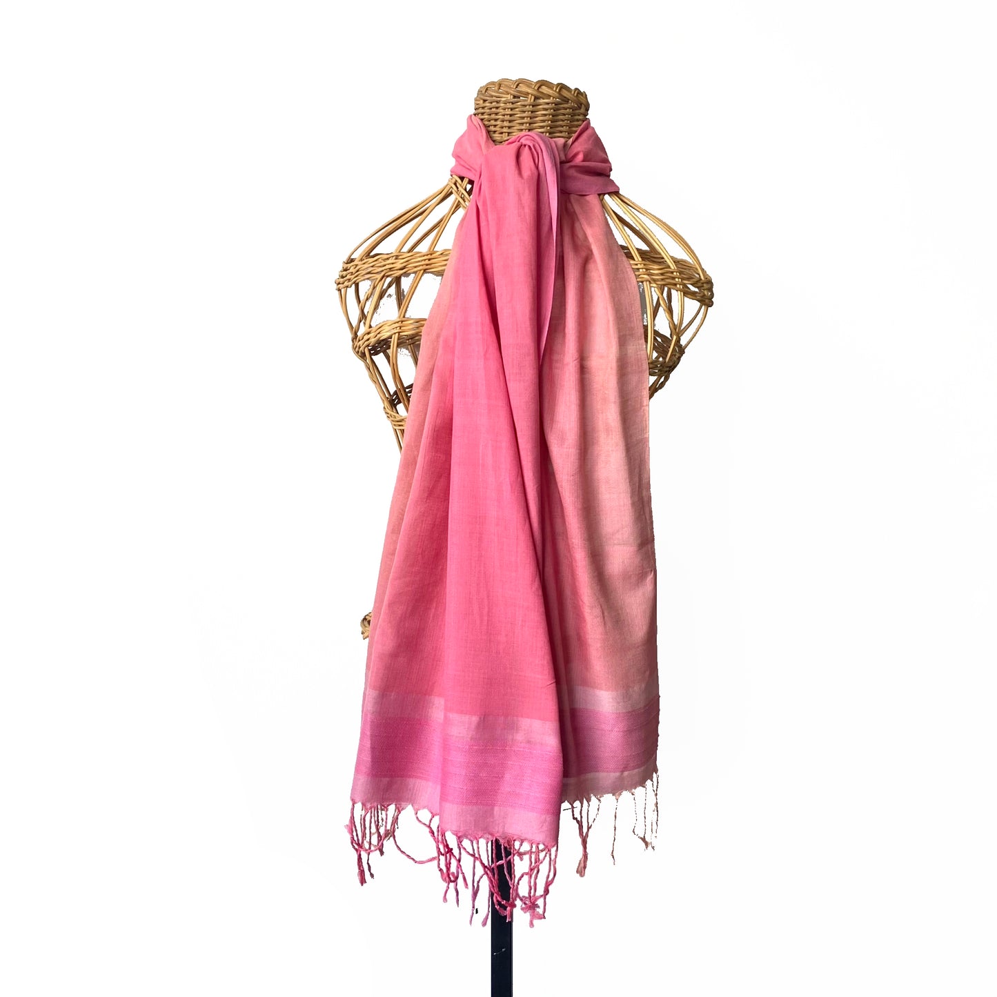 Artisanal Handloom Ombre Dusk Scarf Cotton