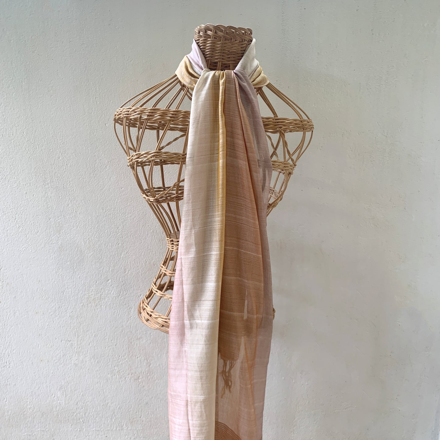 Handwoven Ombre Desert Silk Shawl