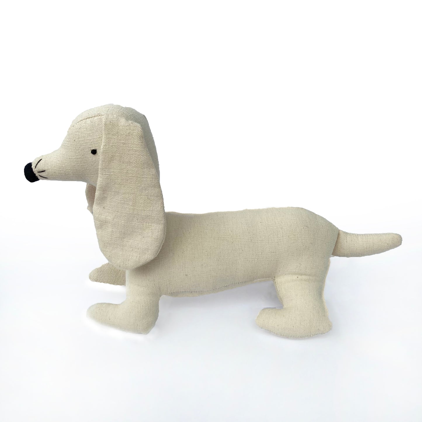 Laying Down Dog - White