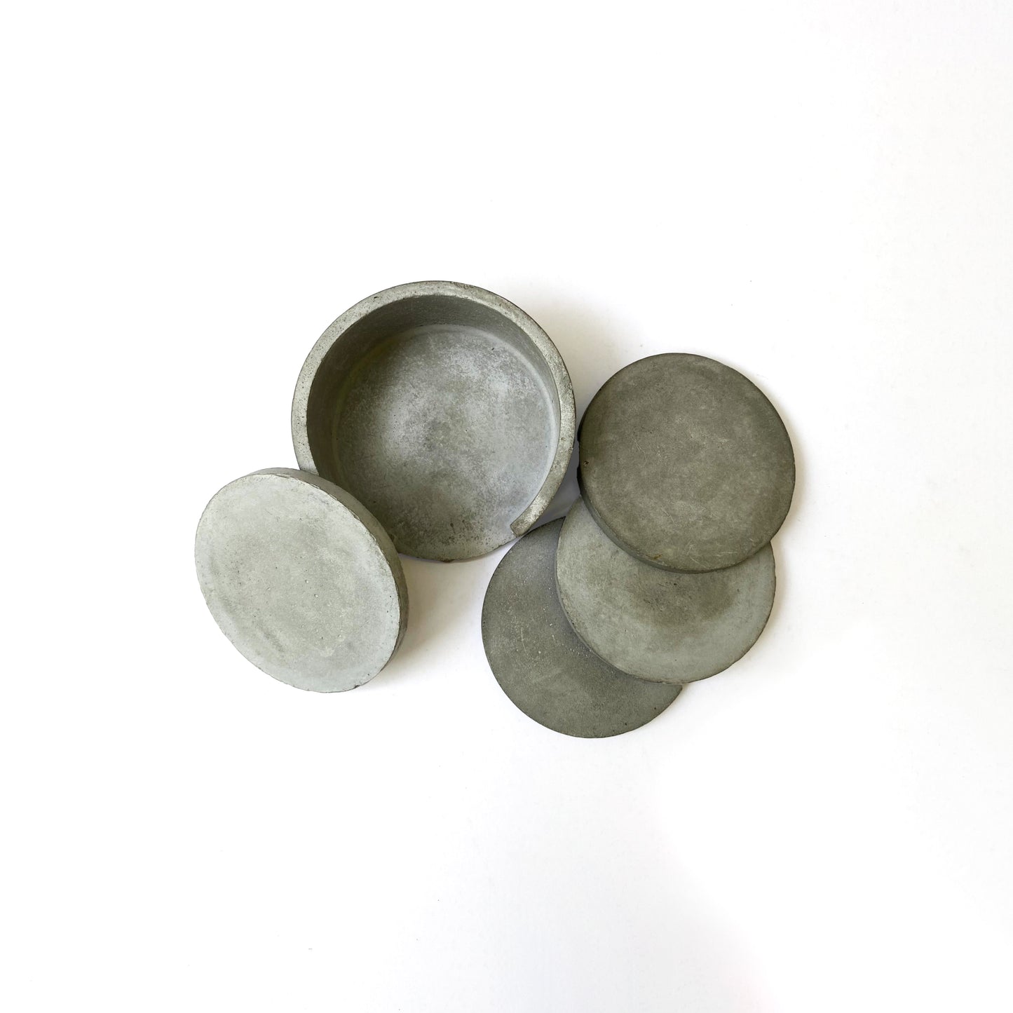 Hand Poured Cement Coasters