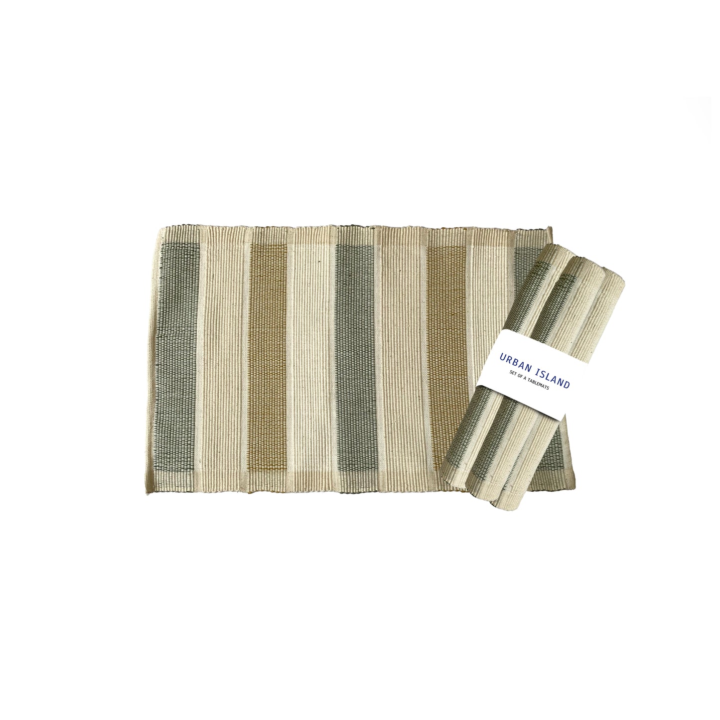 Handwoven Rib Placemat BLUE