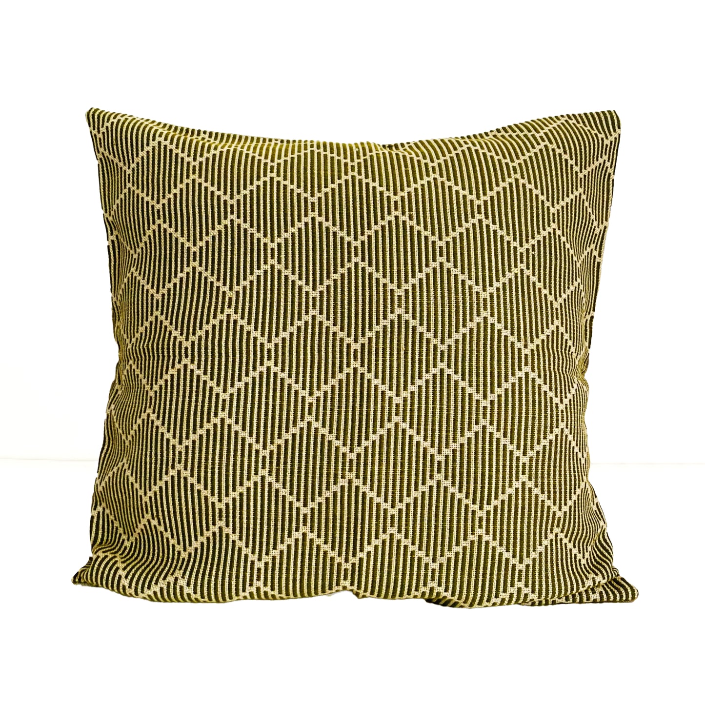 Handwoven Dumbara Knuckles Pillow cover- Olive
