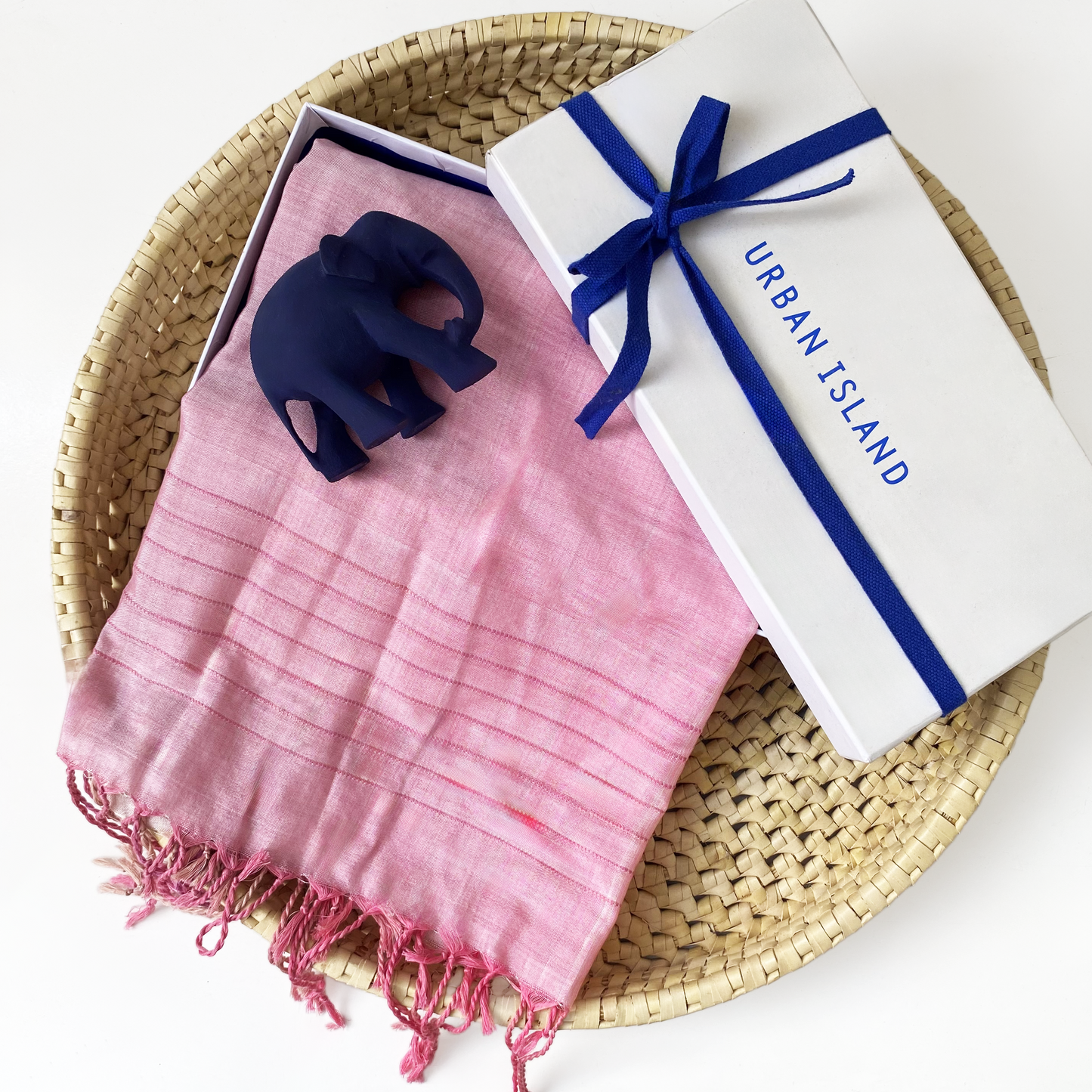 Artisanal Handloom Ombre Dusk Scarf Silk