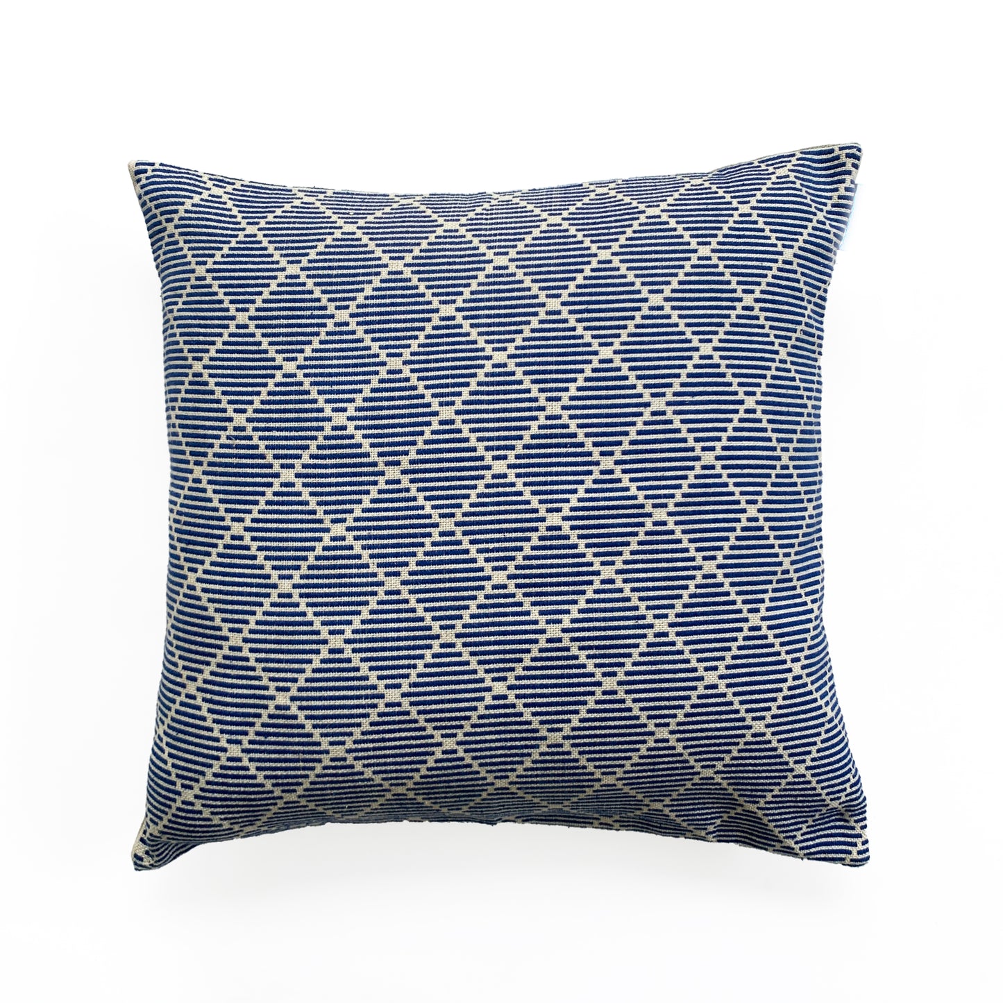 Handwoven Dumbara Knuckles Pillow - Royal Blue