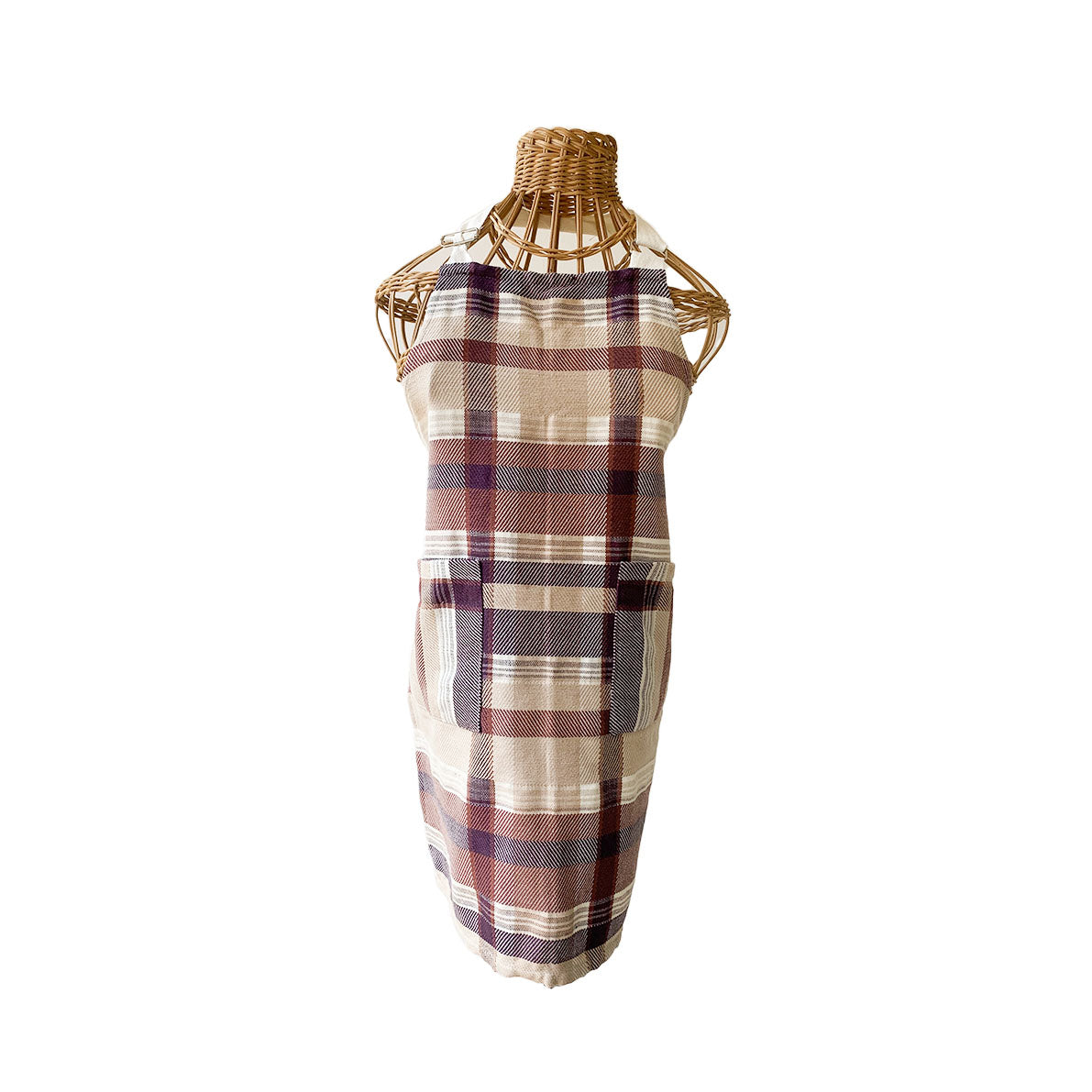 Handwoven Apron String / Plum