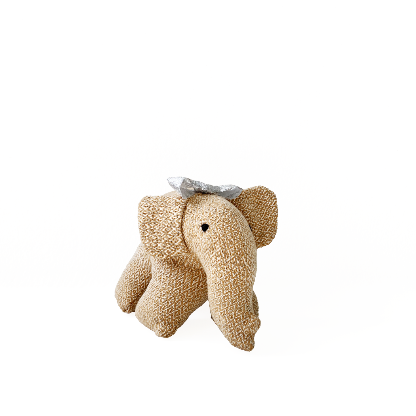Handwoven Elephant - Beige