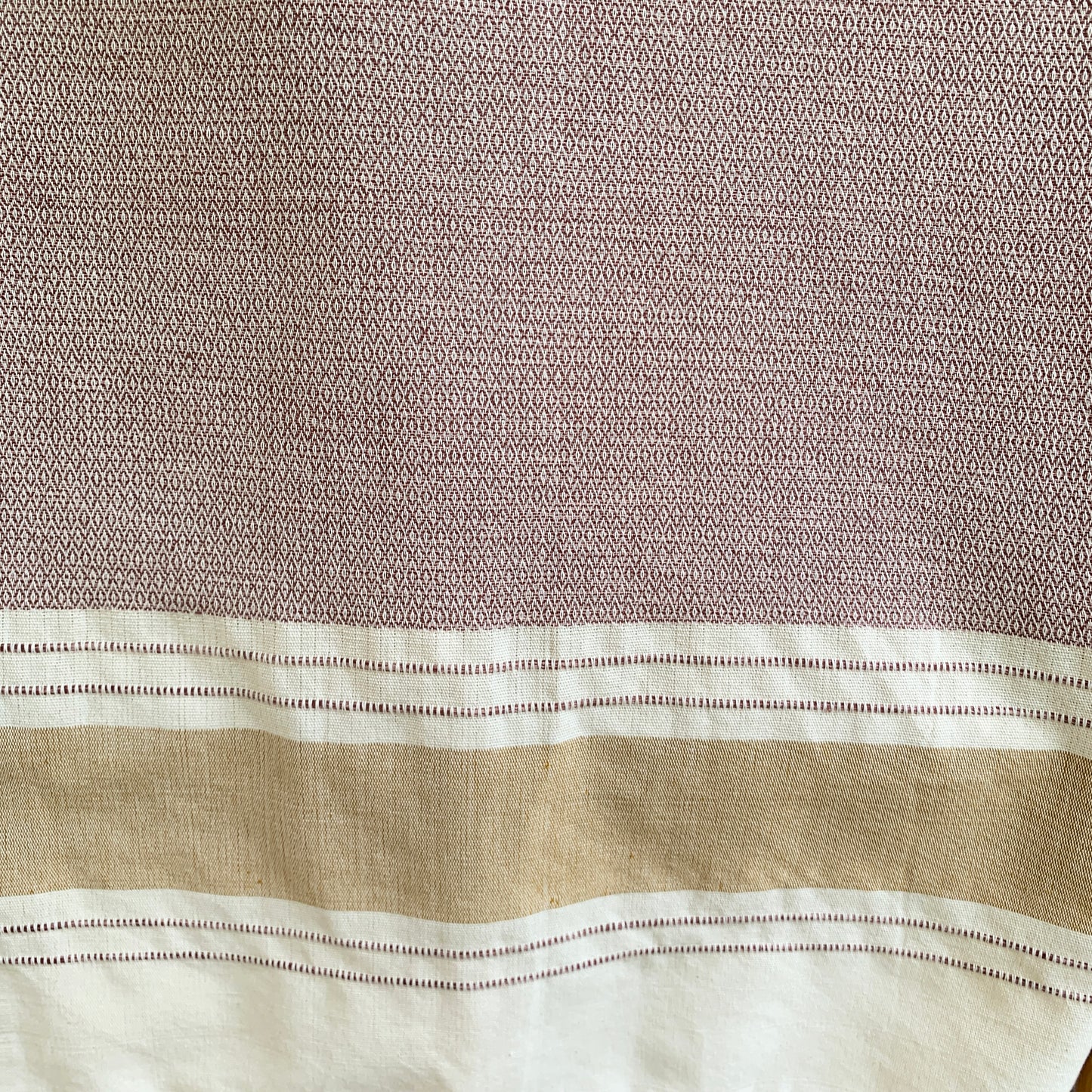 Handwoven Flake Light Weight Throw - Honey