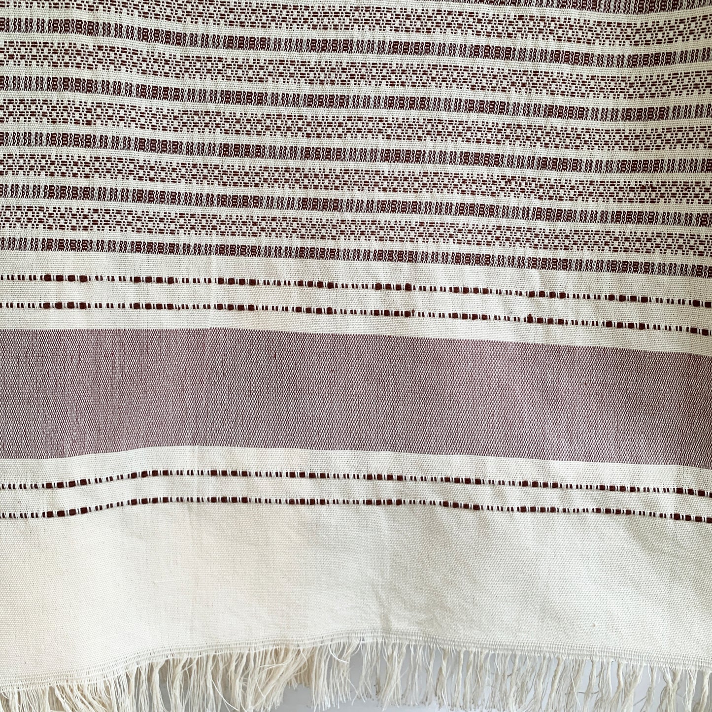 Handwoven Glitch Light weight Throws Terra