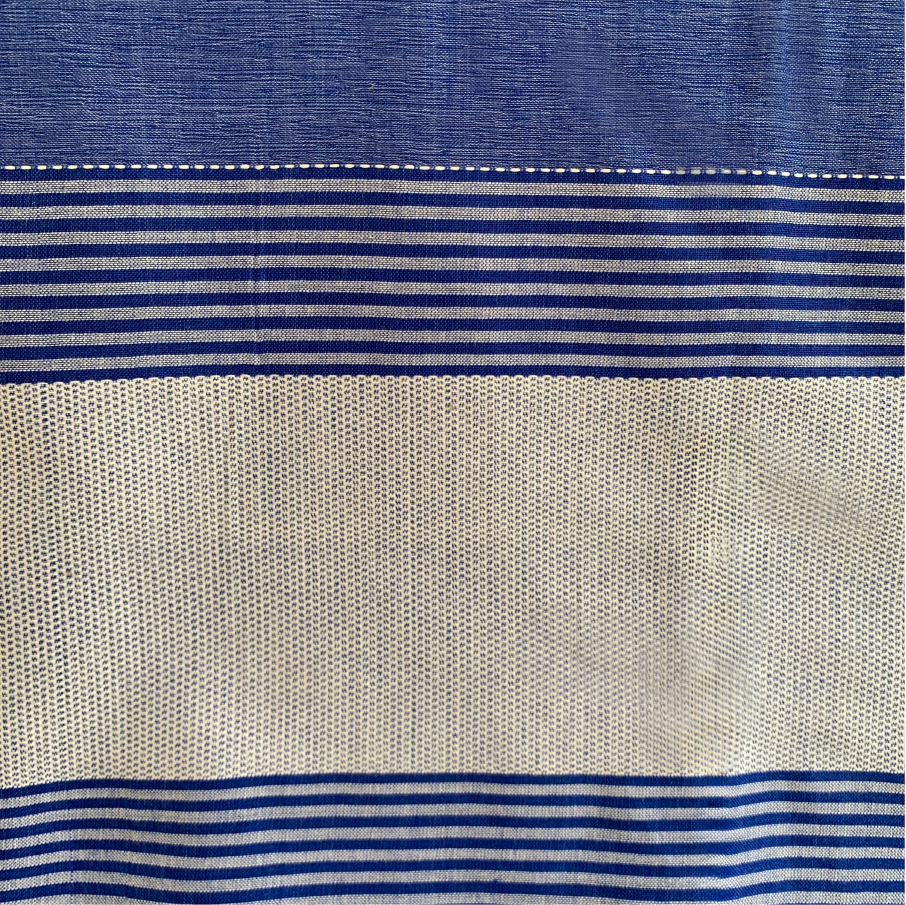 Artisanal Handloom Royal Blue Scarf