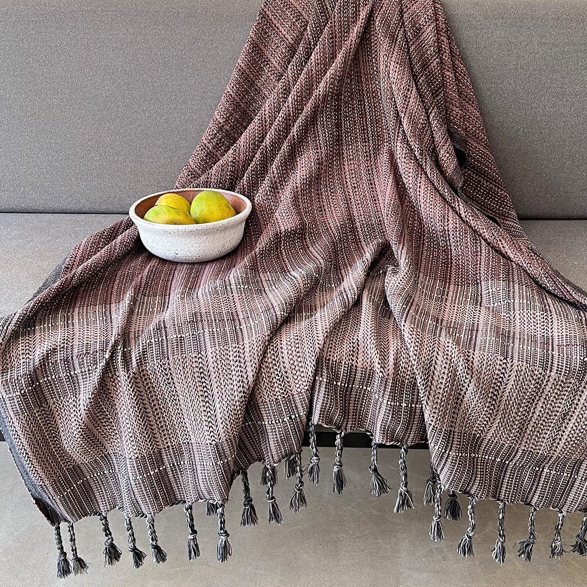 Handwoven Kalawana Kandu Throw