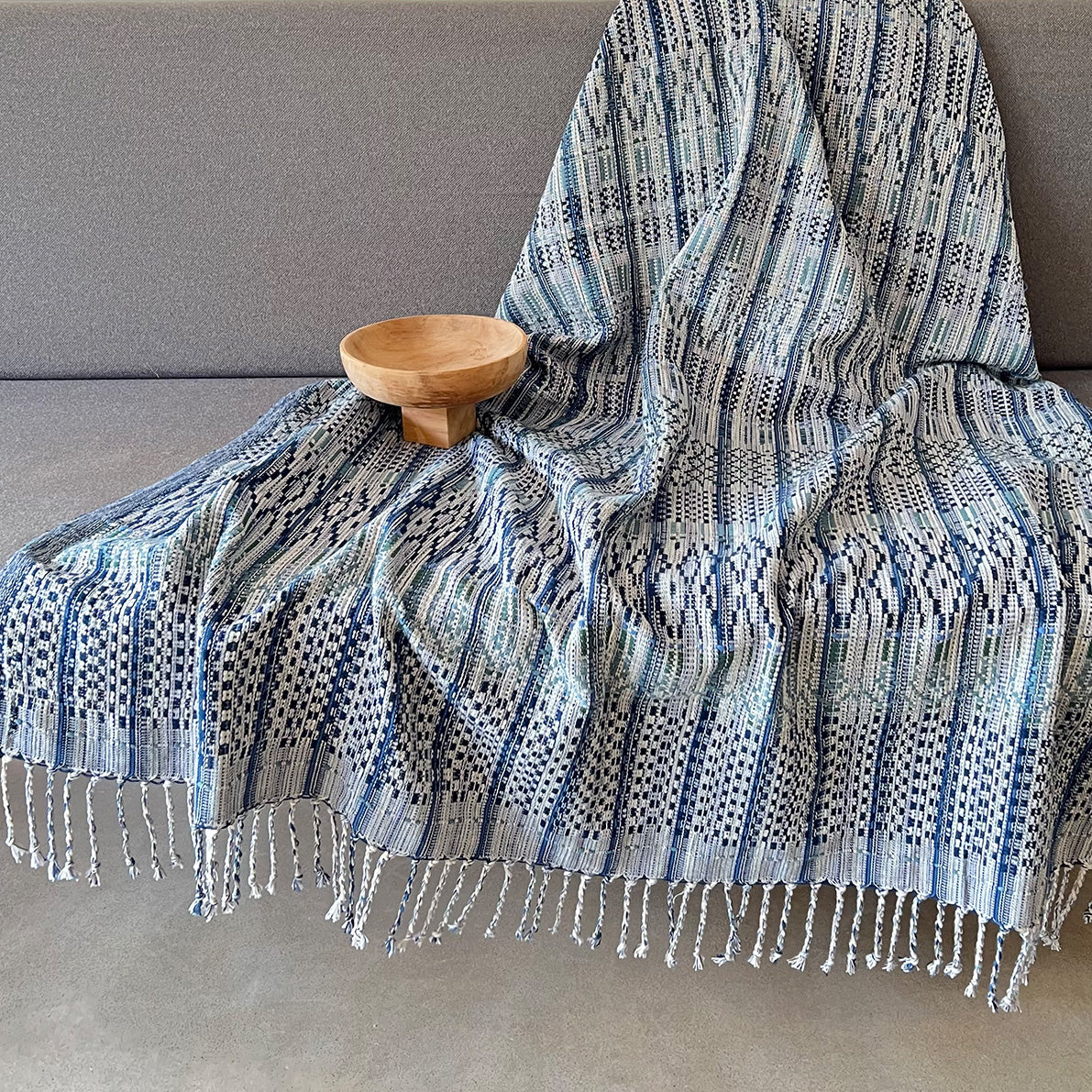 Handwoven Kalthota Diya Throw