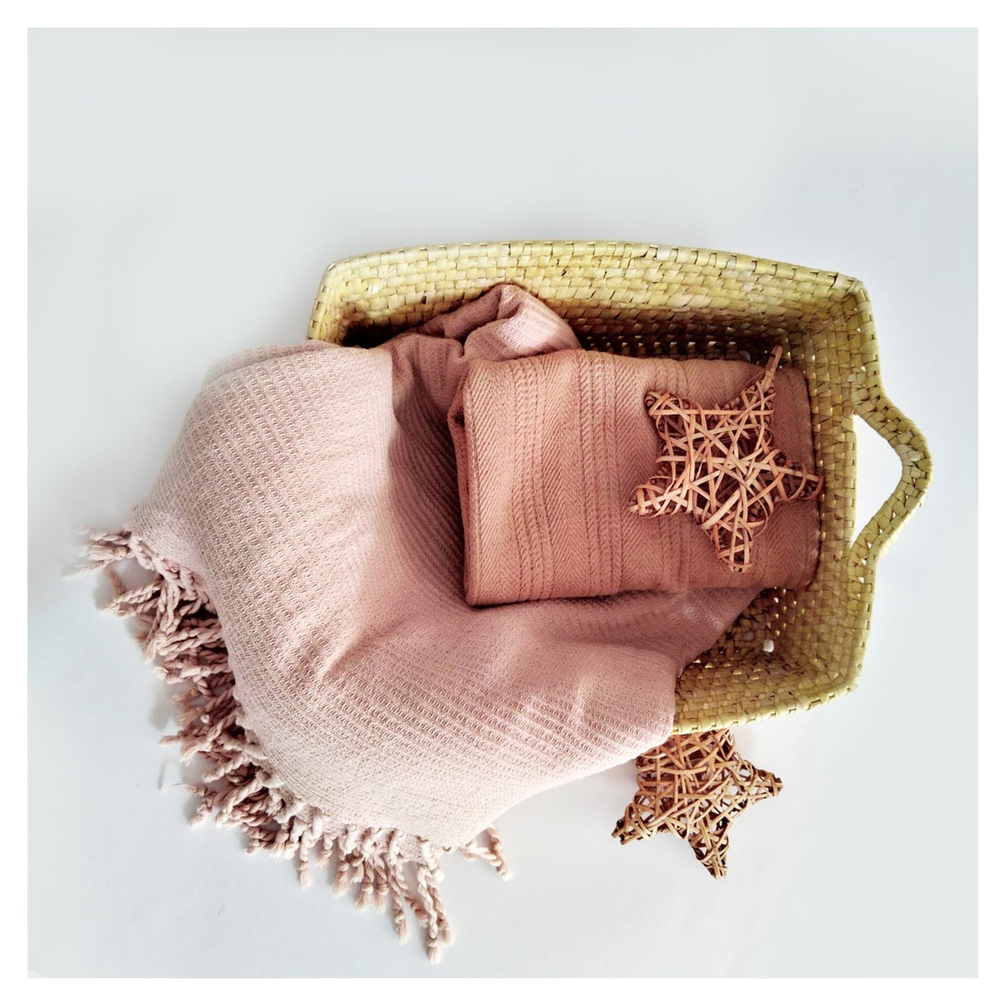 Natural Dyed Throw and Cushions Combination