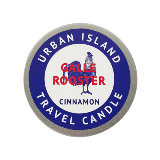 City Graphics - Galle Rooster Travel Candle - Cinnamon