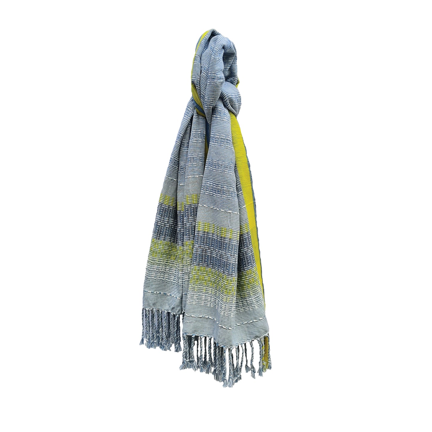 Handwoven Throw - Blue Range 8