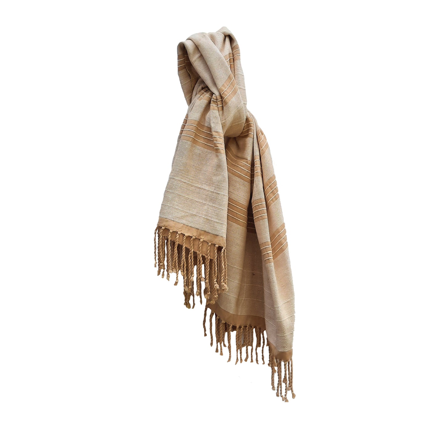 Handwoven Throw - Nude Grey Range 4