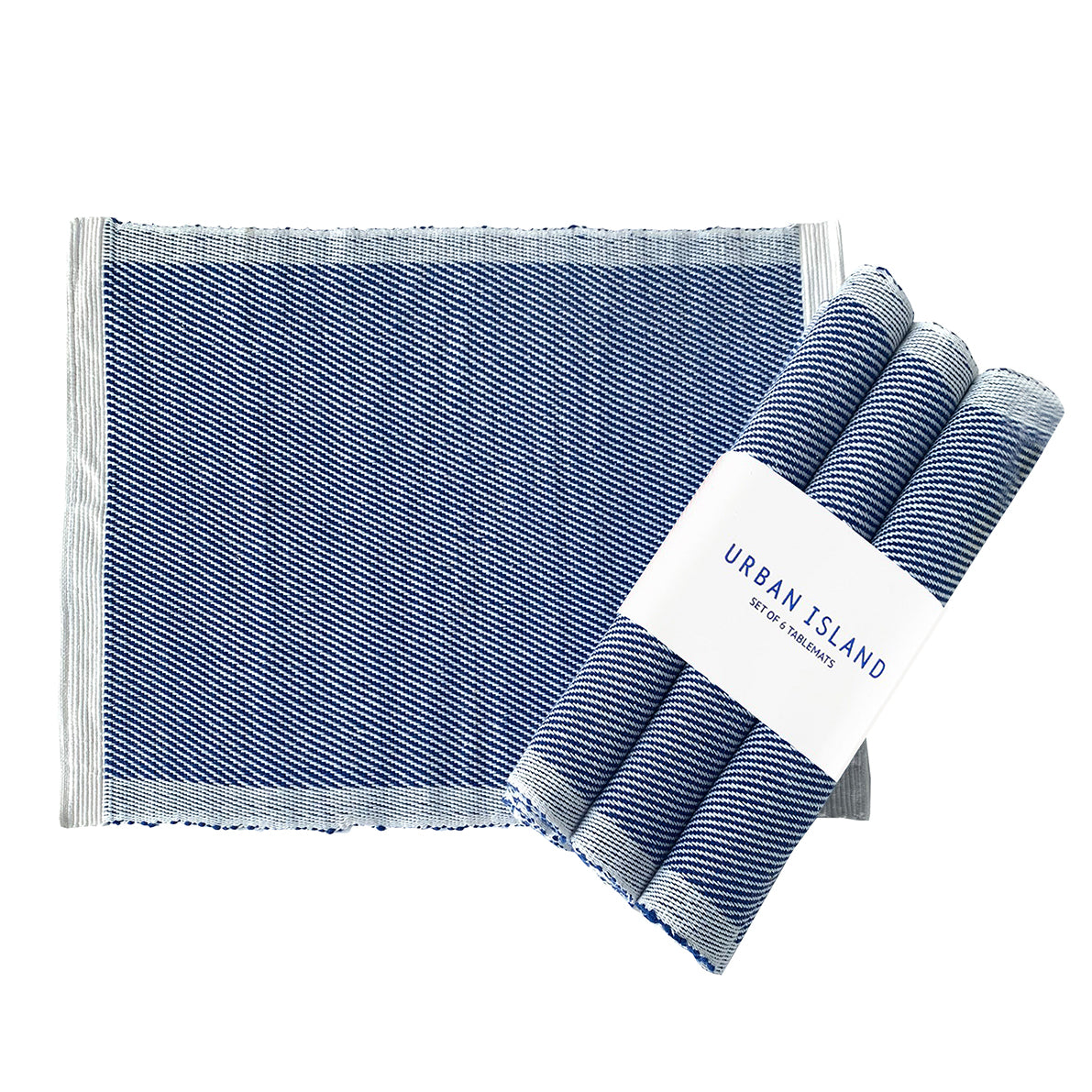 Handwoven Placemat Dublin - Royal Blue