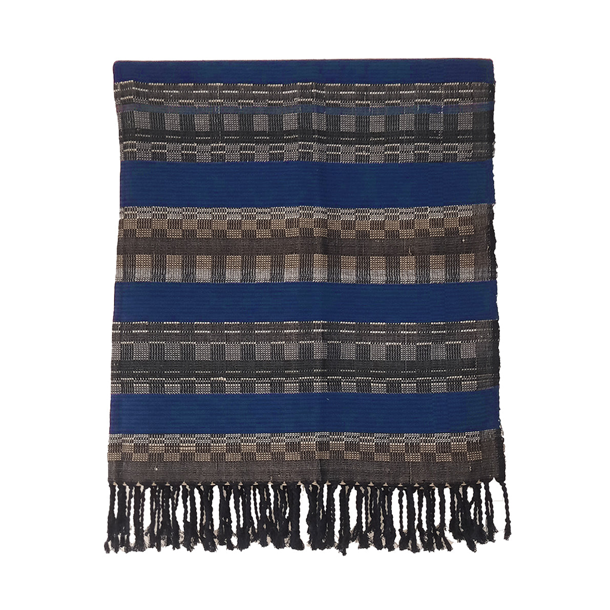 Handwoven Throw - Blue Range 15