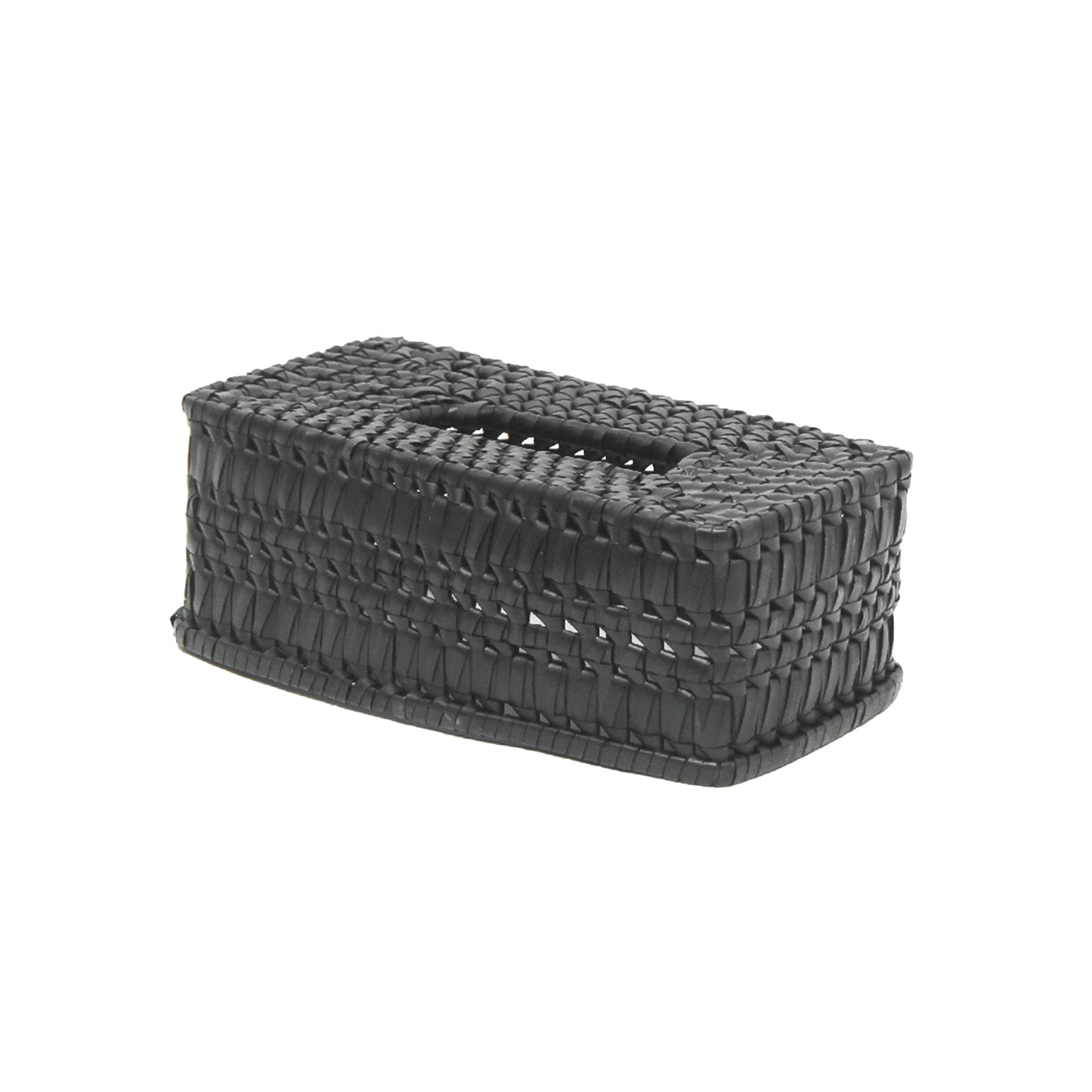 Handcrafted Tissue Box Large Black