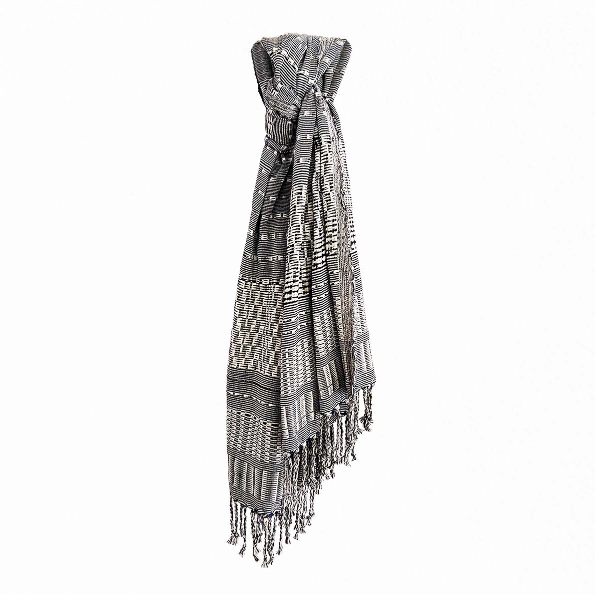 Handwoven Throw - Blue Range 1A