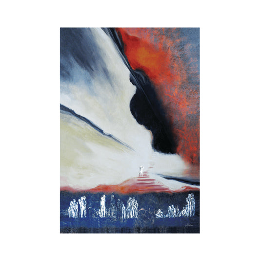 And our bodies take us to The breaking dawn and hurl Us to the beginning and the end | Deliverance Dialogue Series by Anoma Wijewardene - Mounted