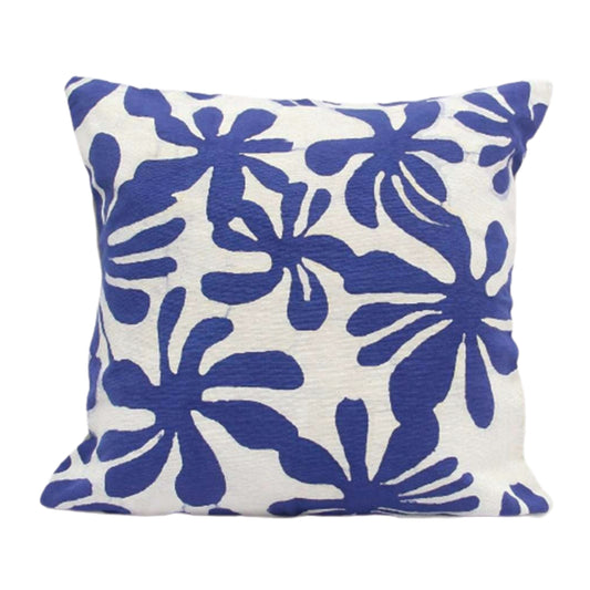 Araliya Blue Pillow Cover