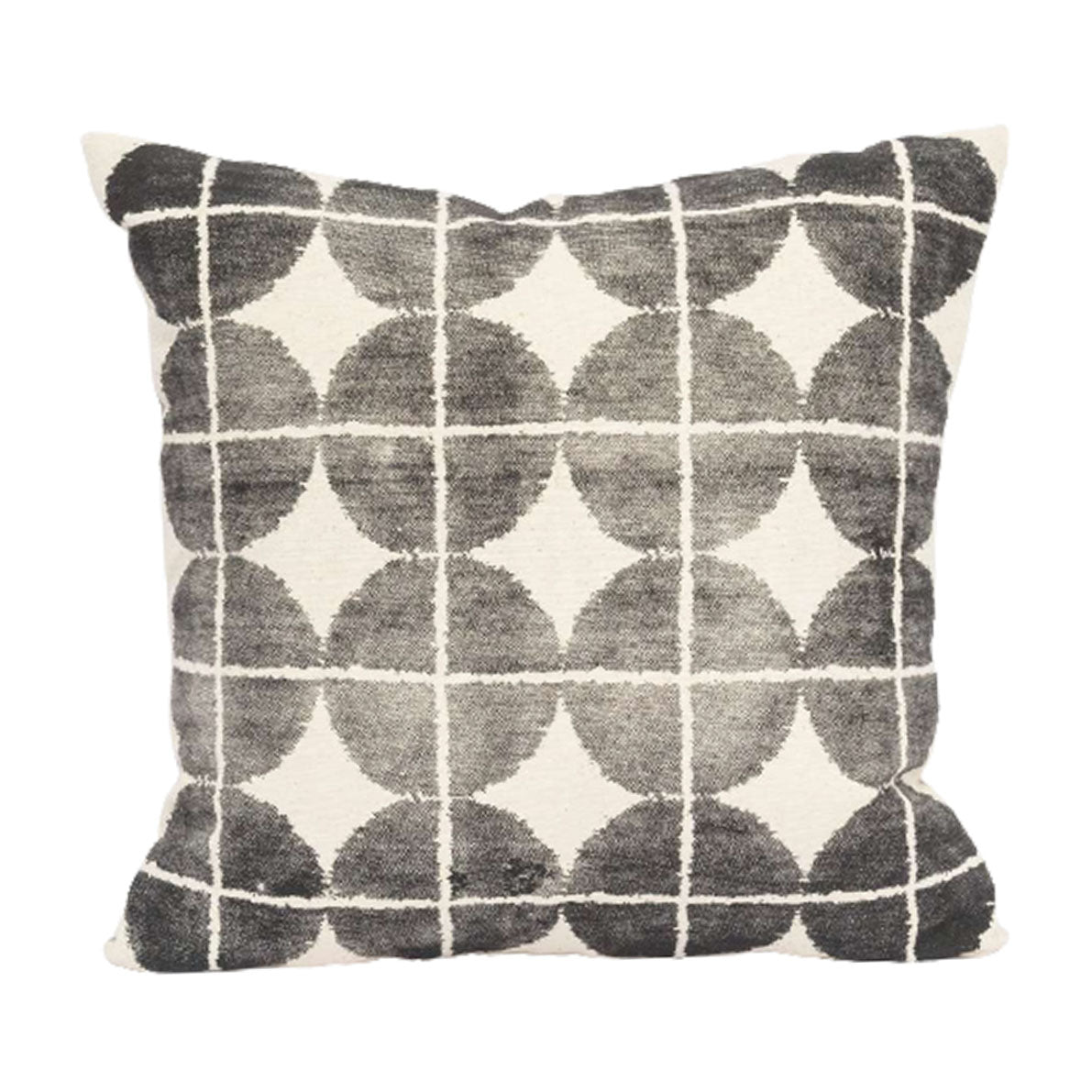 Handa Pillow Cover - Faded Finish Dark Grey