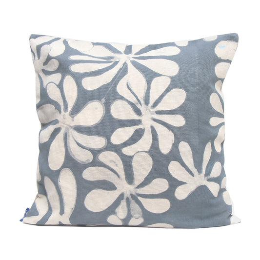 Araliya Pillow Cover - Blue Grey