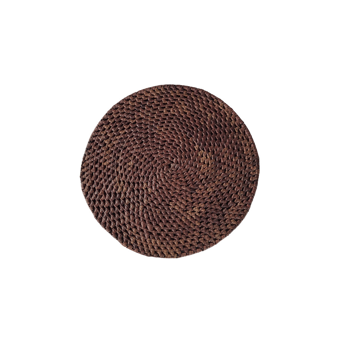 Palmyrah Round Placemat - Brown