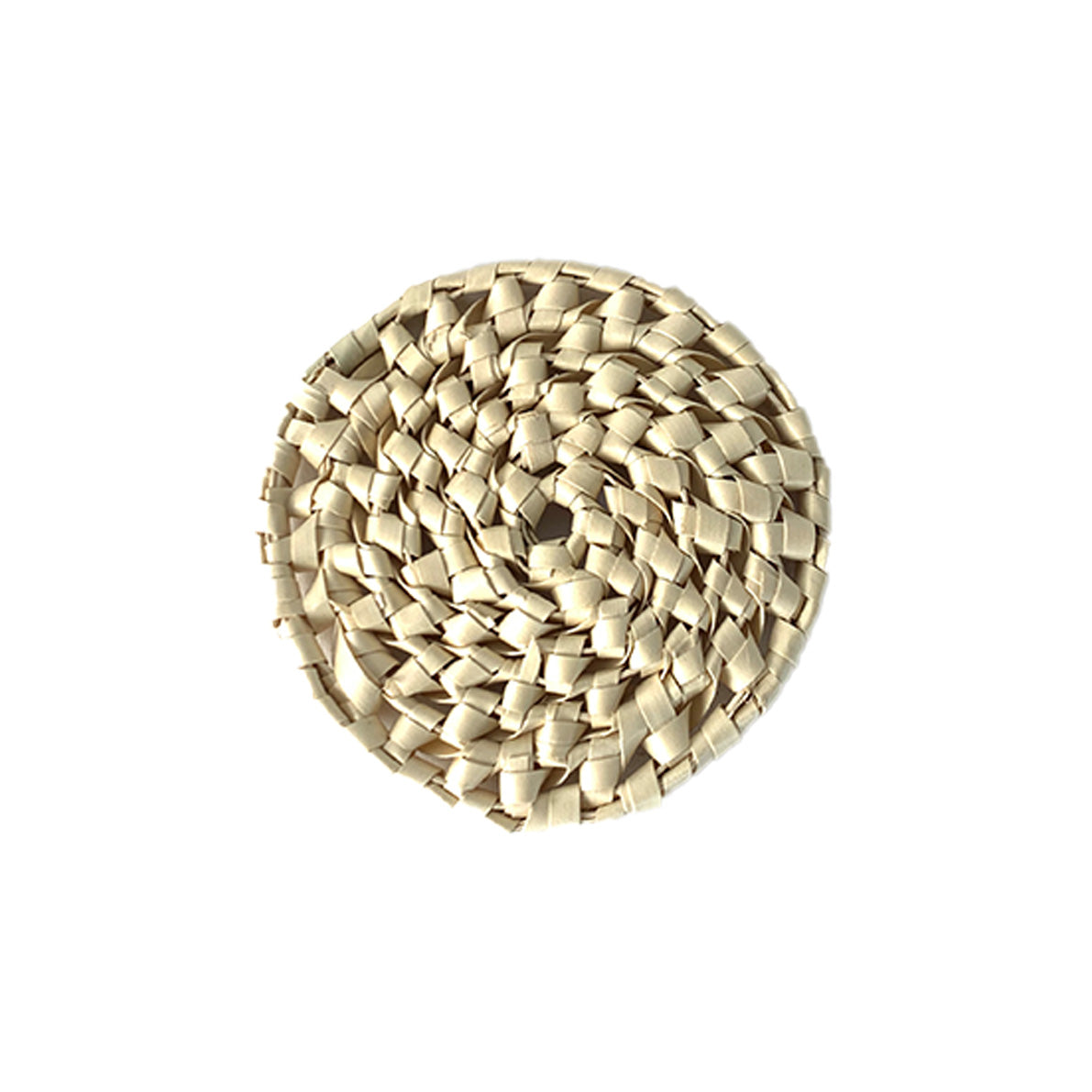 Handcrafted Palmyrah Coaster - Natural