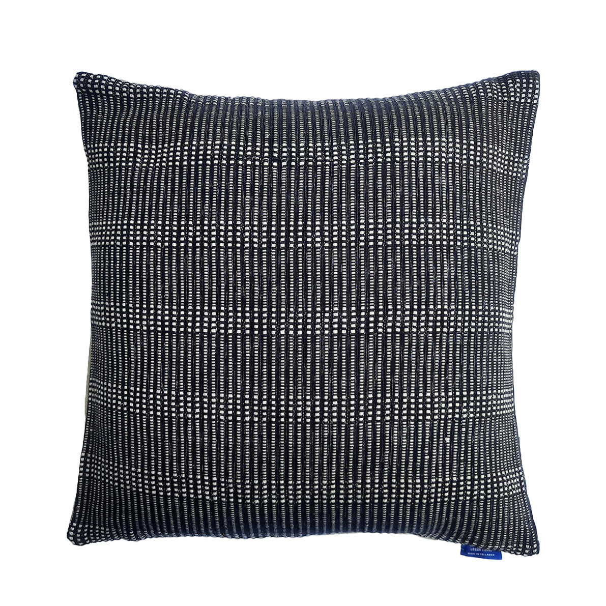 Japanese Space Pillow Cover - Black Taupe with Lurex