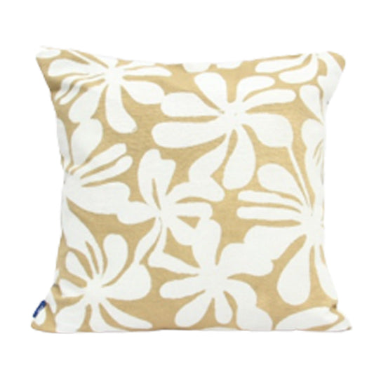 Araliya Pillow Cover - Dark Biscuit