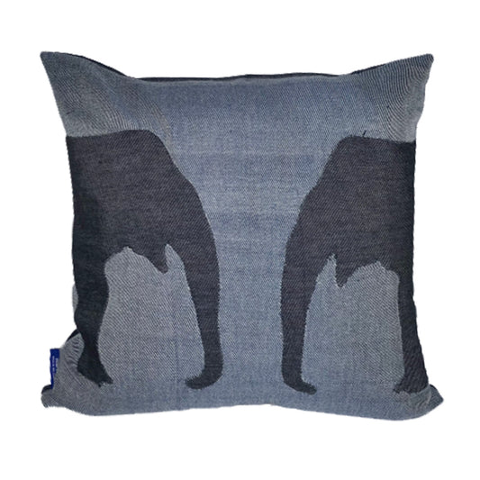 Aliya Pillow Cover - Denim