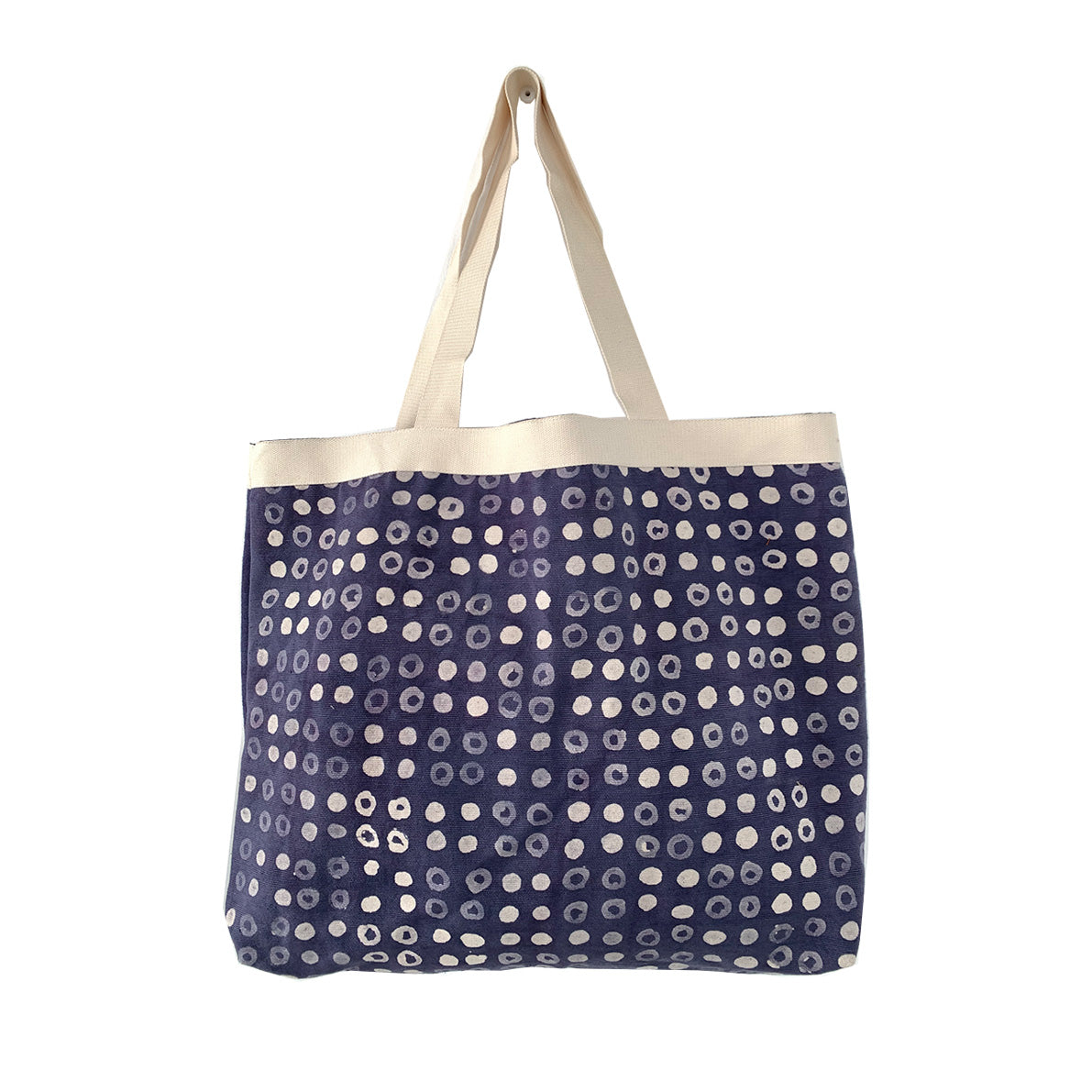 Batik Bag -  Dot Navy (L)