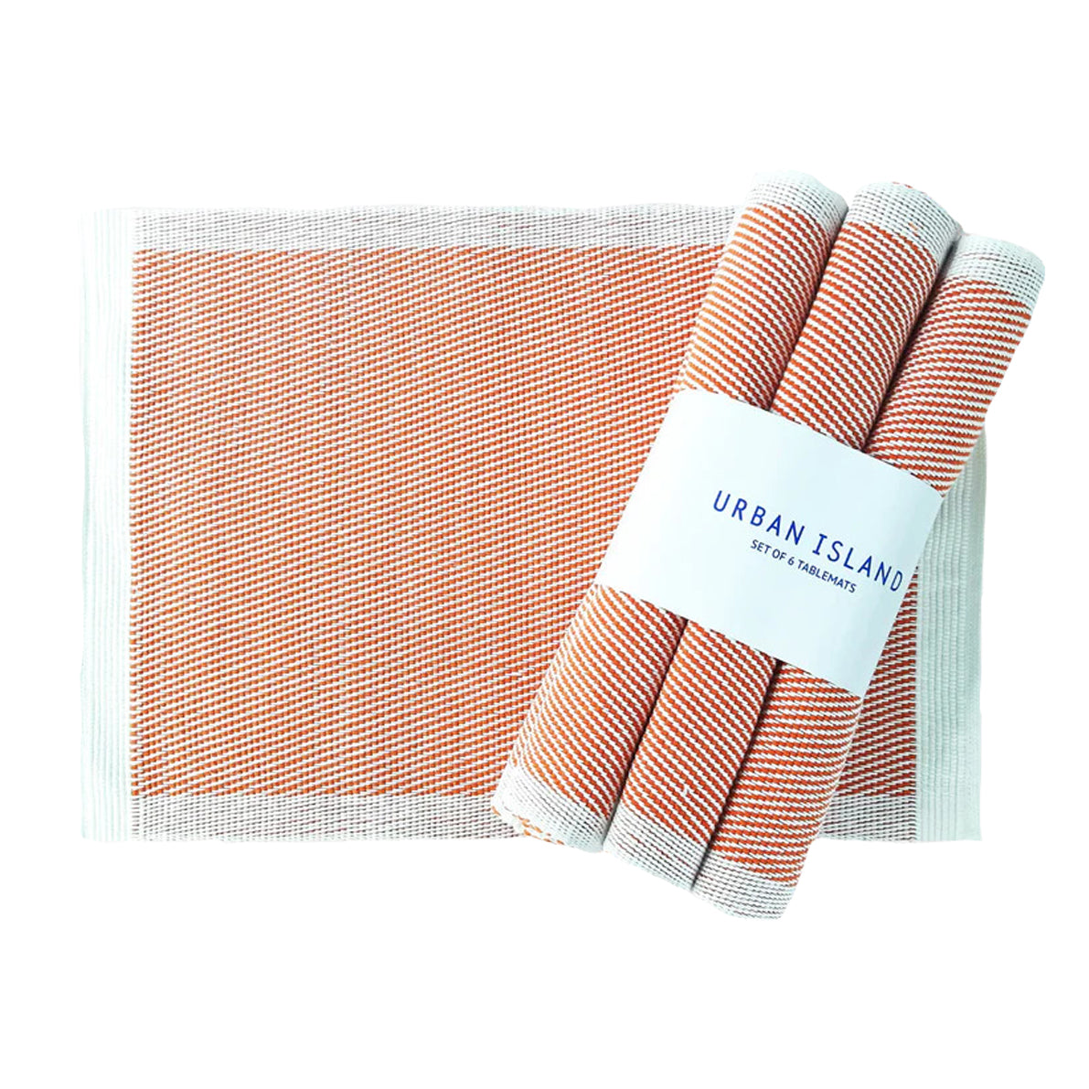 Handwoven Placemat Dublin Orange