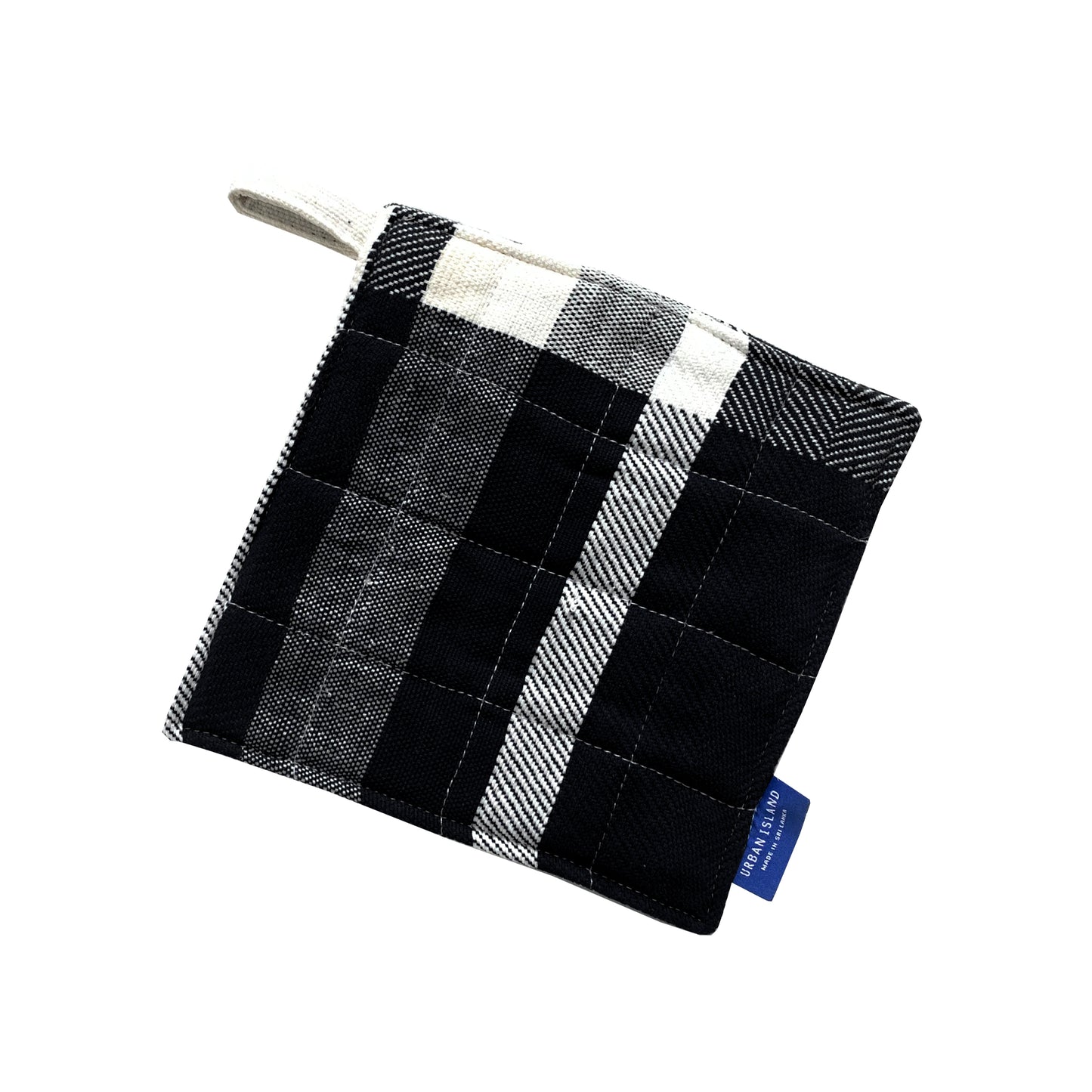 Handwoven Pot Holder - Black
