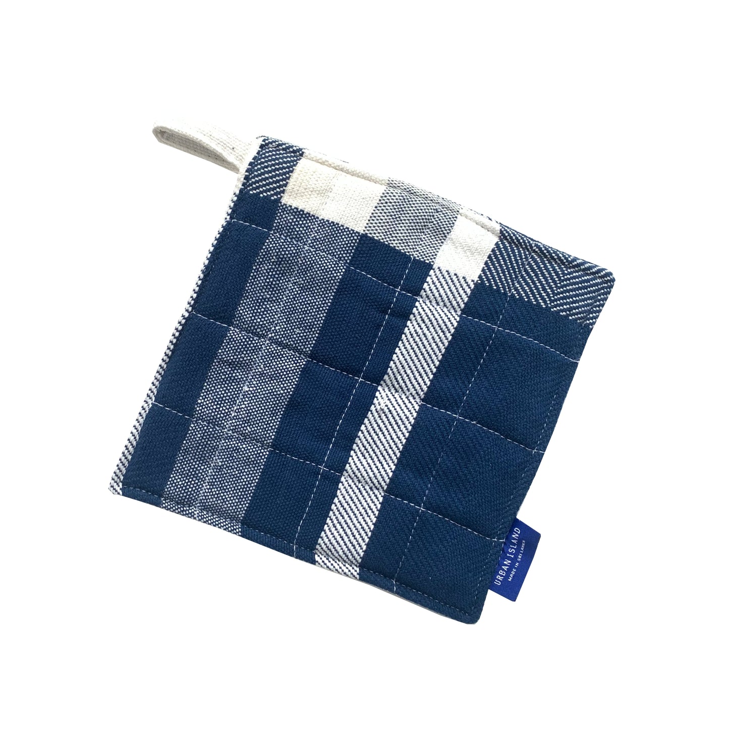 Handwoven Pot Holder - Navy
