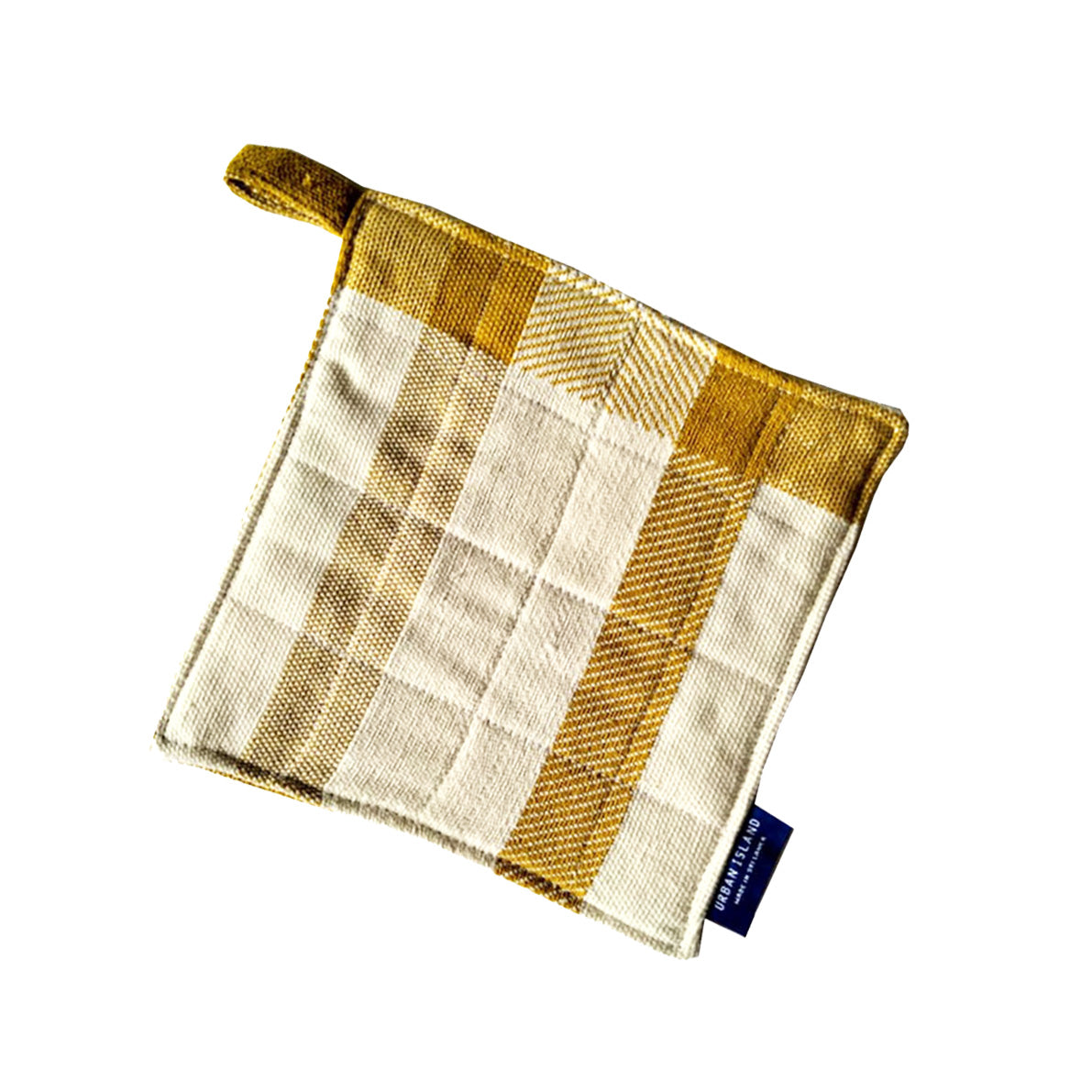 Handwoven Pot Holder - Amber