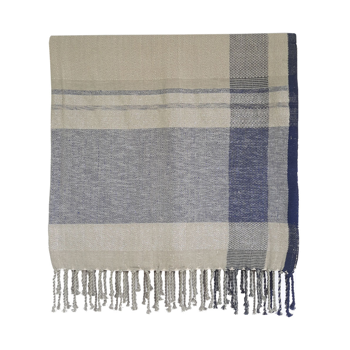 Handwoven Throw - Blue Range 10