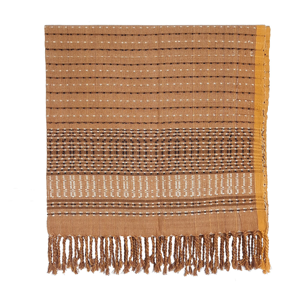 Handwoven Throw - Nude Grey Range 5