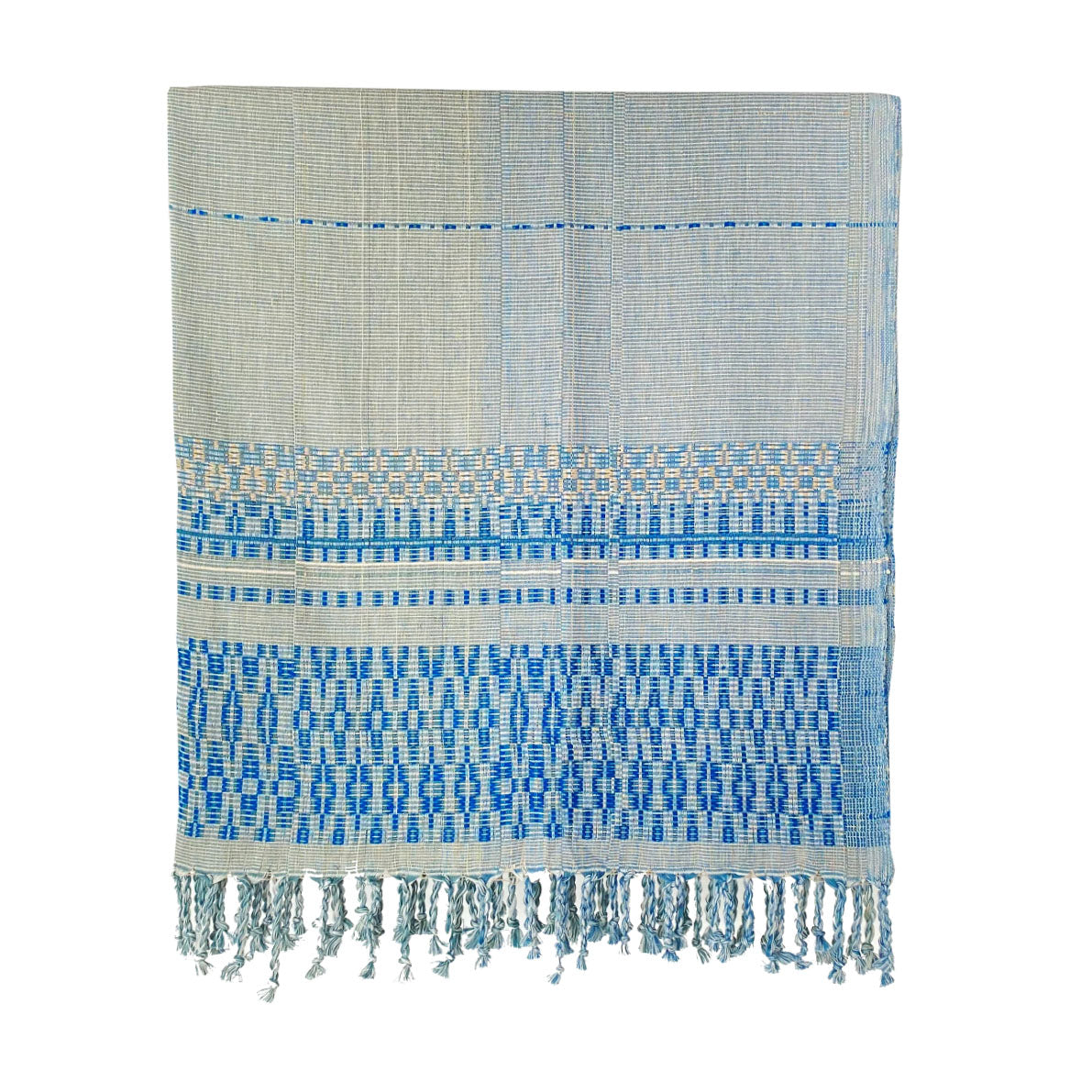 Handwoven Throw Blue Range 2