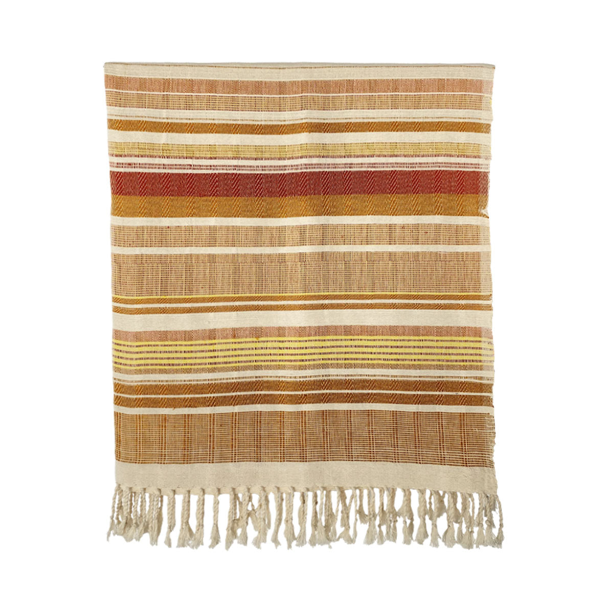 Handloom Throw - Blue Orange Range 4