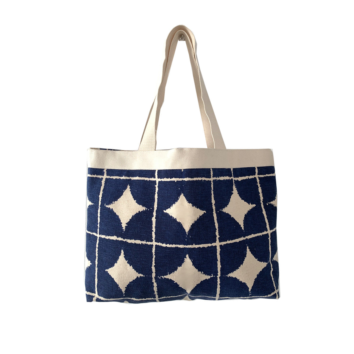 Handa Bag - Navy Print (M)