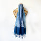 Artisanal Handloom Ombre Night Scarf Silk