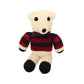 Hand Knitted  Teddy Bears - White / Red